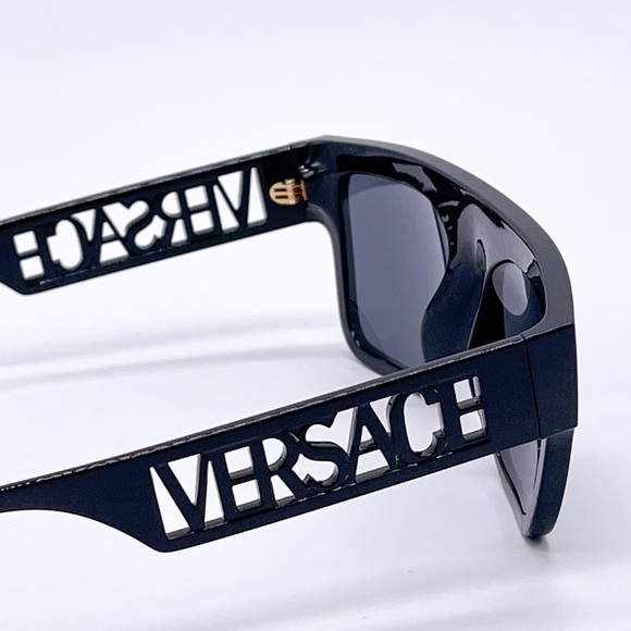 NEW VERSACE GAFOS VE4430U GB1/87 SUNGLASSES VERSACE VE 4430U BLACK EYEWEAR - Picture 8 of 12